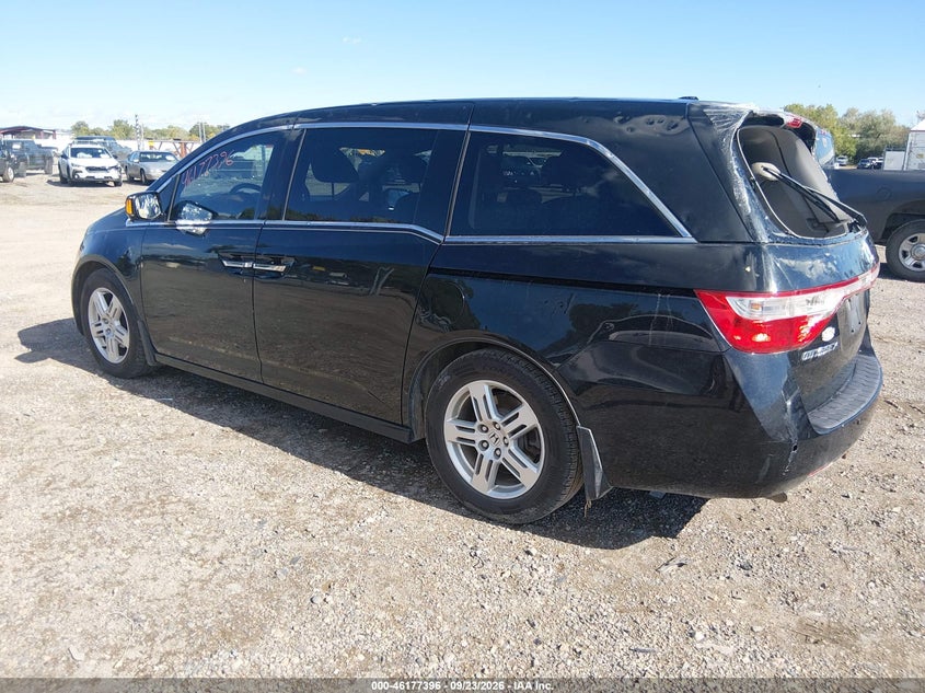 Vin: 5fnrl5h94bb037667, lot: 46677256, honda odyssey touring/touring elite 20113