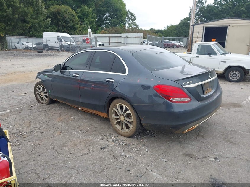 Vin: 55swf4kbxgu127248, lot: 46677264, mercedes-benz c 300 4matic 20163