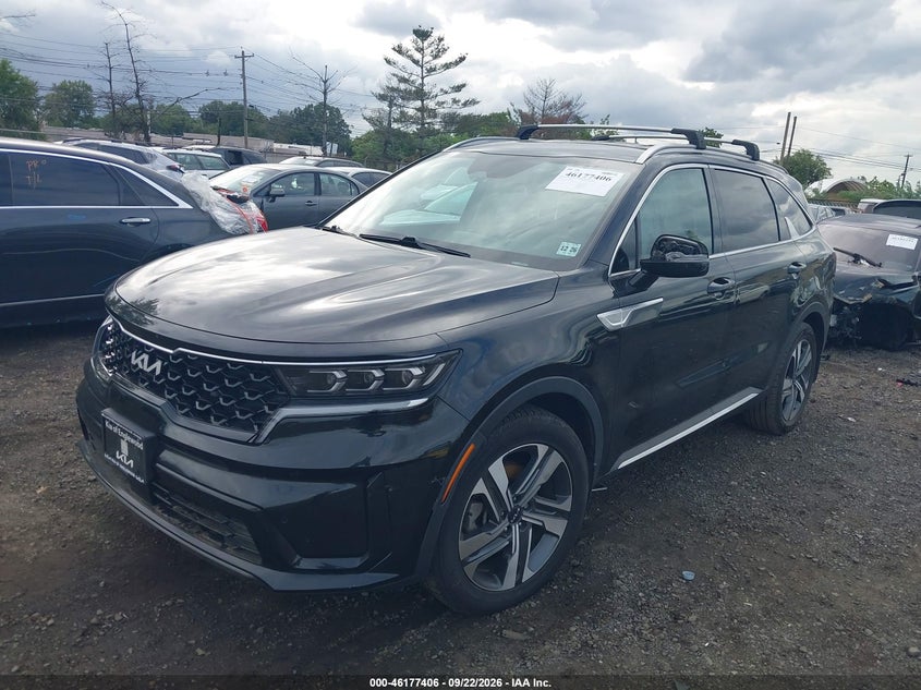 Vin: kndrjdlh9n5082253, lot: 46677266, kia sorento plug-in hybrid sx 20222