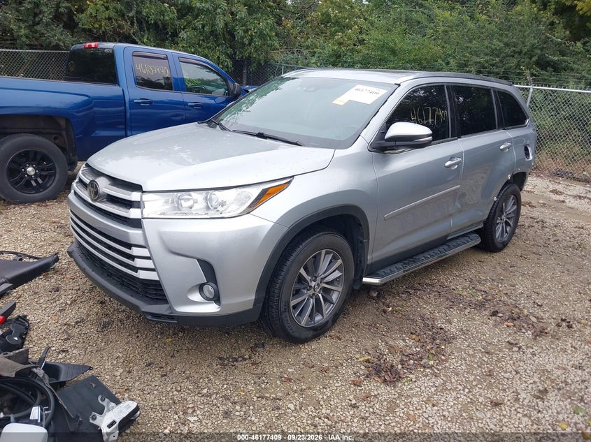 Vin: 5tdjzrfh0ks563383, lot: 46677269, toyota highlander xle 20192