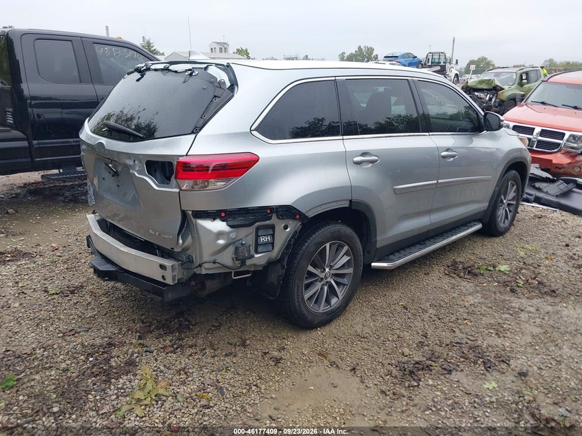 Vin: 5tdjzrfh0ks563383, lot: 46677269, toyota highlander xle 20194