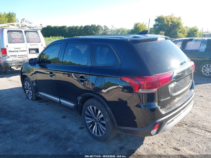 Vin: ja4az3a30lz014320, lot: 46677276, mitsubishi outlander es 2.4 s-awc 20203