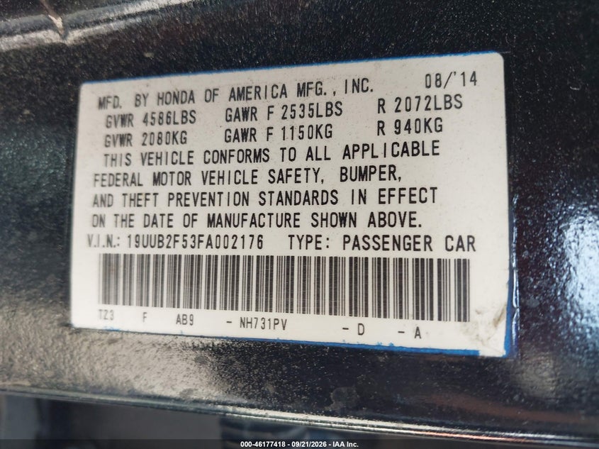 2015 ACURA TLX V6 TECH · Фото 9