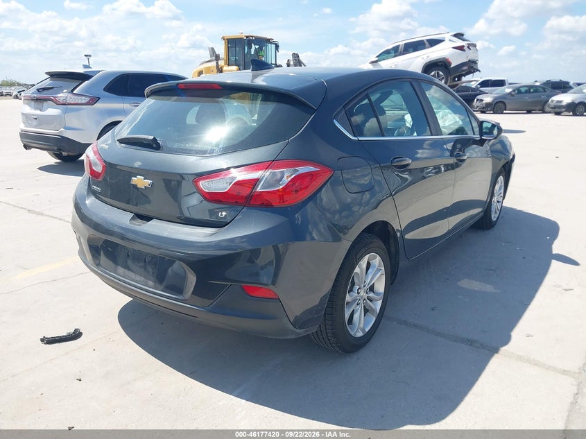 Vin: 3g1be6sm0ks594431, lot: 46677280, chevrolet cruze lt 20194