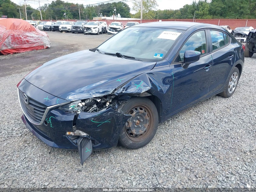 Vin: 3mzbm1u71fm144024, lot: 46677292, mazda mazda3 i sport 20152