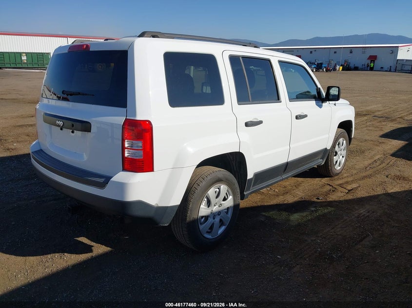 Vin: 1c4njrbb1ed661493, lot: 46677320, jeep patriot sport 20144