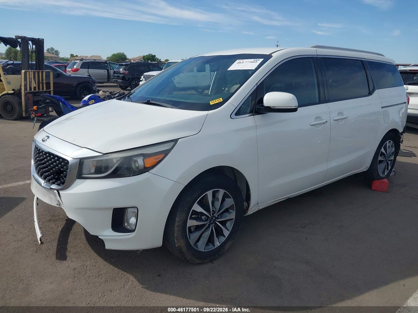 2015 Kia Sedona, Ходова, IAAI, VIN KNDMC5C17F6032217 — фото 2