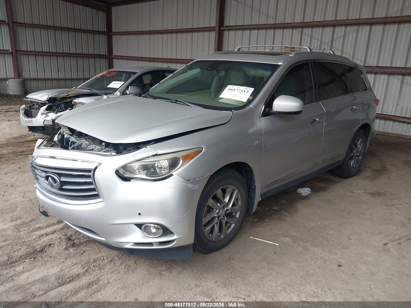 Vin: 5n1al0mm1ec551600, lot: 46677372, infiniti qx60 20142