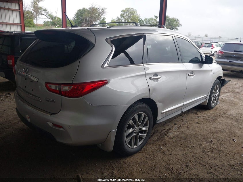 Vin: 5n1al0mm1ec551600, lot: 46677372, infiniti qx60 20144