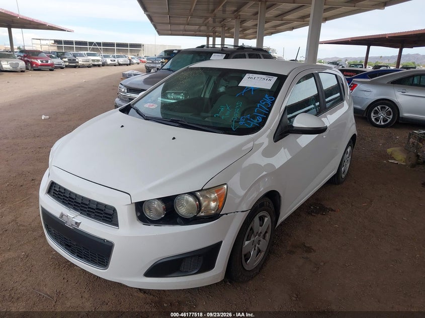 Vin: 1g1ja6sh6f4207235, lot: 46677378, chevrolet sonic ls auto 20152