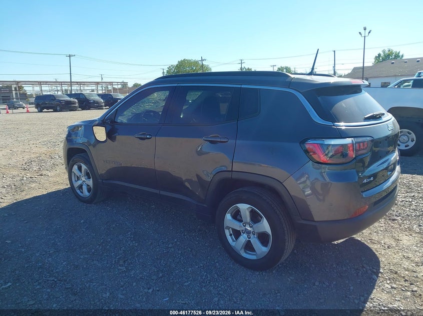 Vin: 3c4njdbb0jt401285, lot: 46677386, jeep compass latitude 4x4 20183