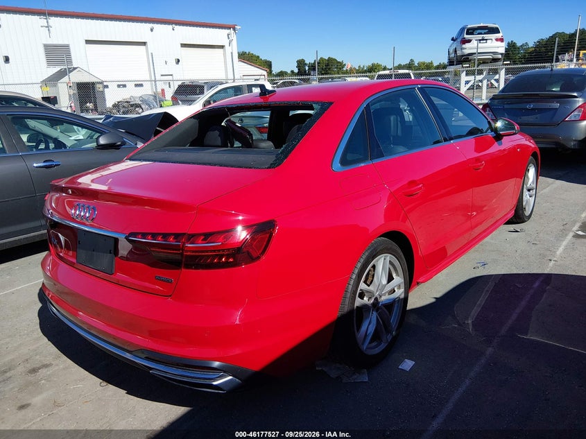 Vin: waueaaf48pn018758, lot: 46677387, audi a4 premium plus 45 tfsi s line quattro s tronic 20234