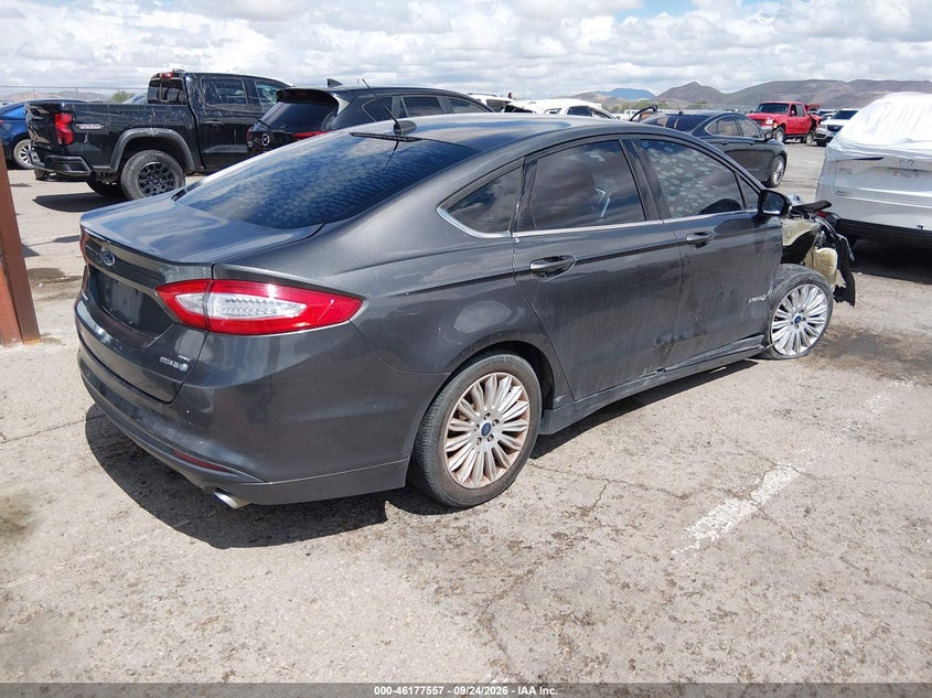 Vin: 3fa6p0lu0fr144716, lot: 46677417, ford fusion hybrid se 20154