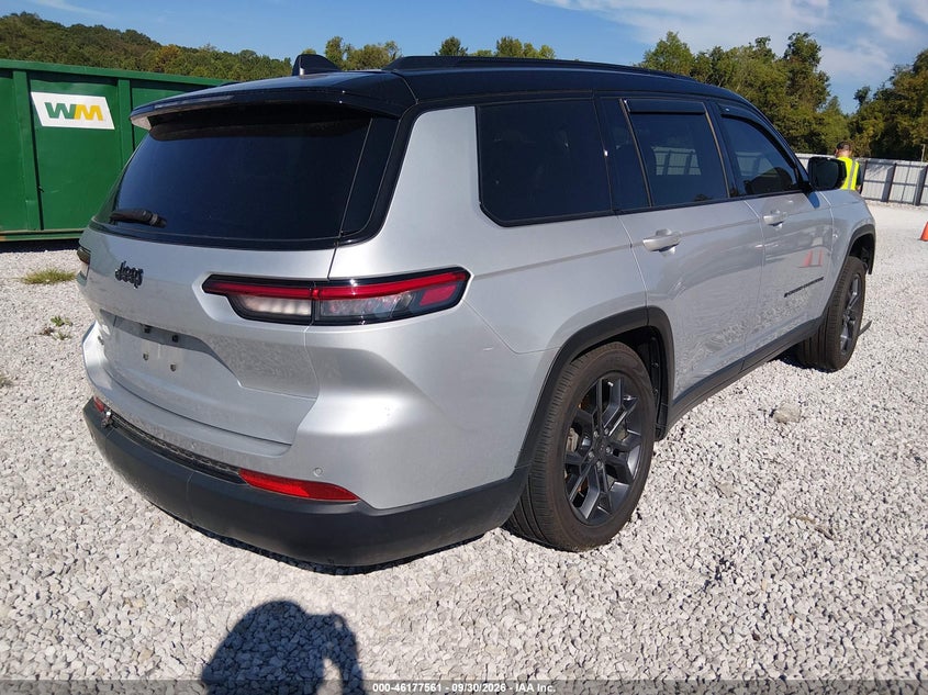 Vin: 1c4rjkbg6s8780357, lot: 46677421, jeep grand cherokee l limited 4x4 20254