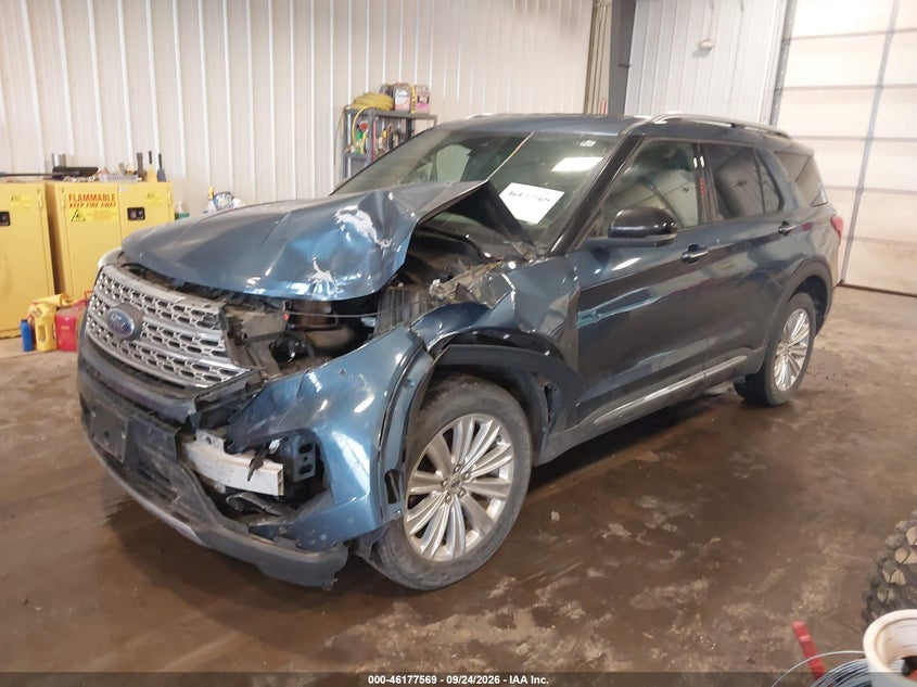 Vin: 1fmsk8fh4lga03957, lot: 46677428, ford explorer limited 20202