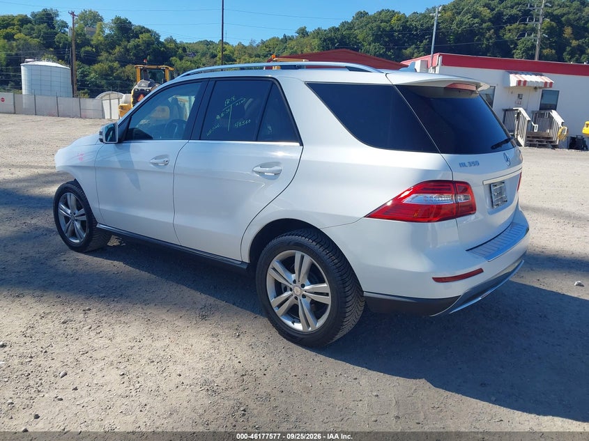Vin: 4jgda5hbxfa459455, lot: 46677437, mercedes-benz ml 350 4matic 20153
