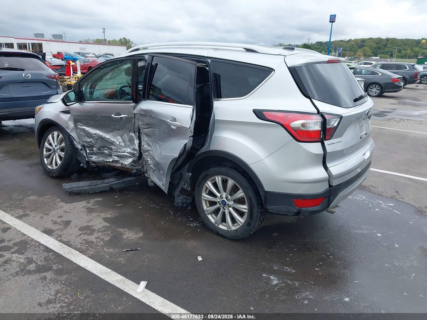 Vin: 1fmcu0j95hue53075, lot: 46677513, ford escape titanium 20173