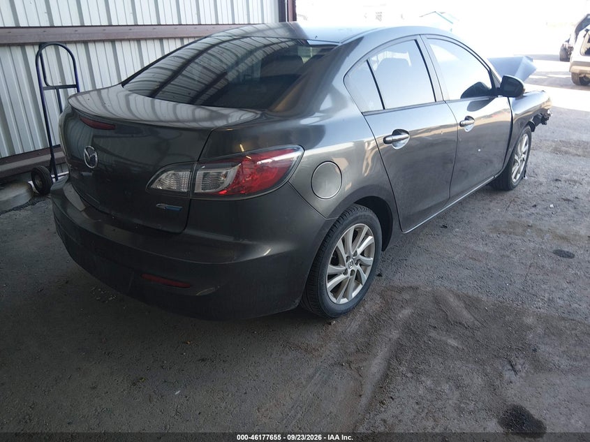 Vin: jm1bl1v87c1642928, lot: 46677515, mazda mazda3 i touring 20124