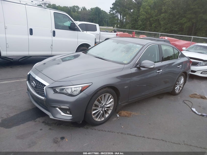 Vin: jn1ev7ar2km557665, lot: 46677528, infiniti q50 3.0t luxe 20192