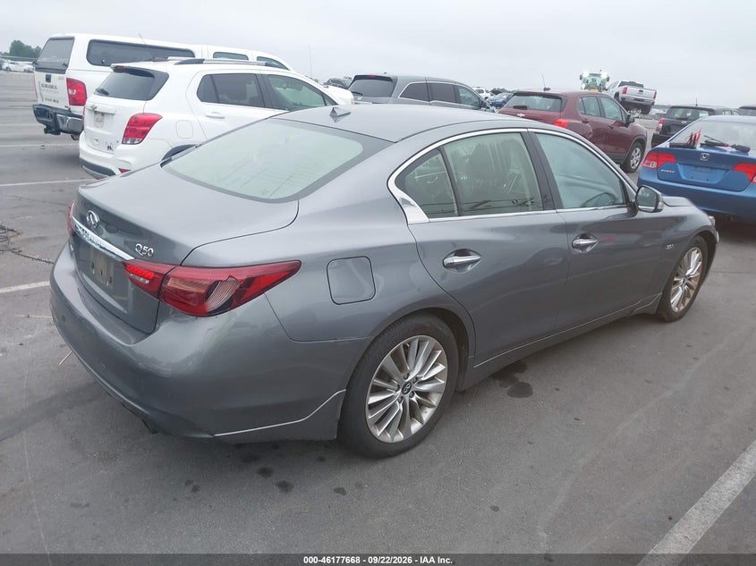 Vin: jn1ev7ar2km557665, lot: 46677528, infiniti q50 3.0t luxe 20194