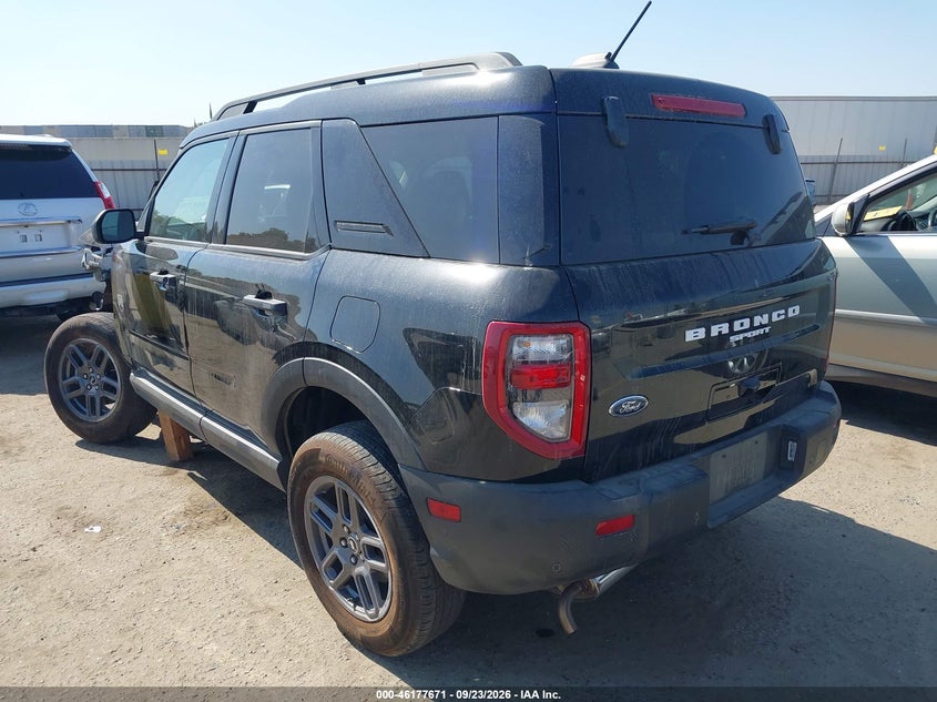 Vin: 3fmcr9bn1sre02639, lot: 46677531, ford bronco sport big bend 20253