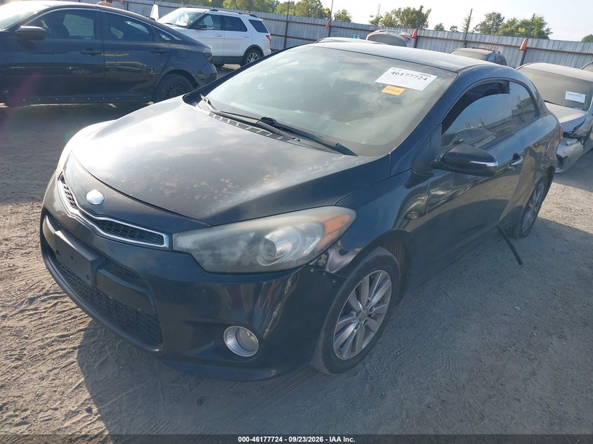 Vin: knafx6a87e5223334, lot: 46677584, kia forte koup ex 20142