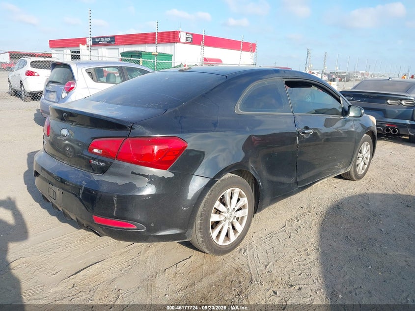 Vin: knafx6a87e5223334, lot: 46677584, kia forte koup ex 20144