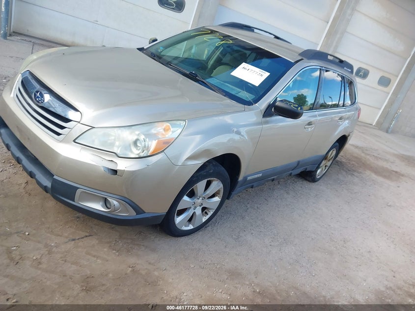 Vin: 4s4brbcc5a3370551, lot: 46677588, subaru outback 2.5i premium 20102