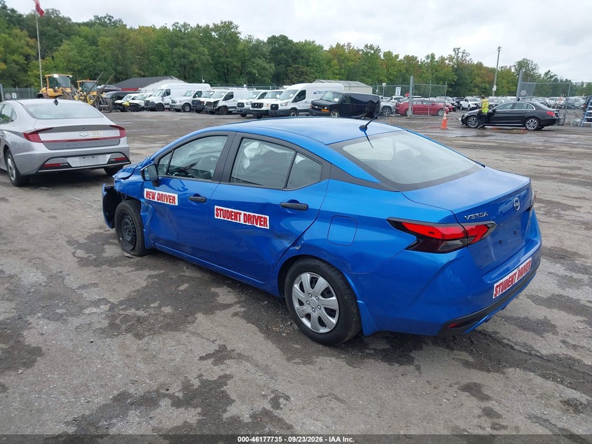 Vin: 3n1cn8dv8pl855516, lot: 46677595, nissan versa 1.6 s xtronic cvt 20233
