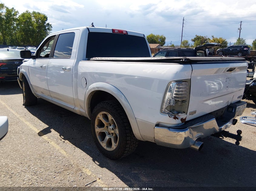 Vin: 1c6rr7nt5gs125493, lot: 46677599, ram 1500 laramie 20163