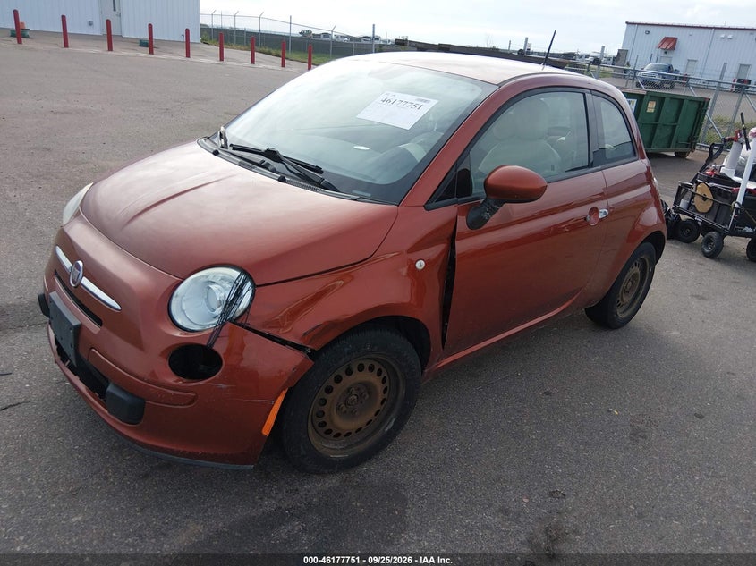 Vin: 3c3cffar3ft672954, lot: 46677611, fiat 500 pop 20152