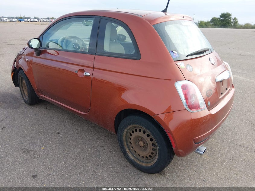 Vin: 3c3cffar3ft672954, lot: 46677611, fiat 500 pop 20153