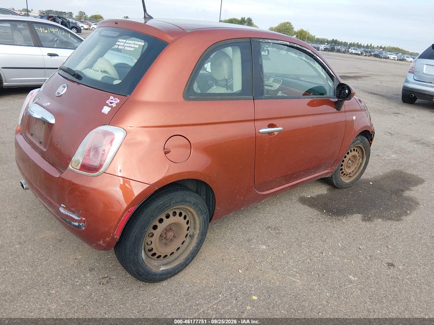 Vin: 3c3cffar3ft672954, lot: 46677611, fiat 500 pop 20154