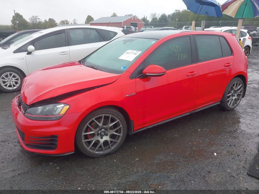 Vin: 3vw5t7au9fm033685, lot: 46677614, volkswagen golf gti 2.0t autobahn 4-door 20152