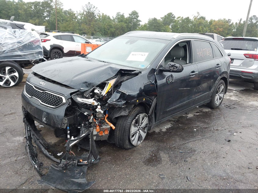 Vin: kndcc3ldxk5265888, lot: 46677623, kia niro plug-in hybrid ex premium 20192