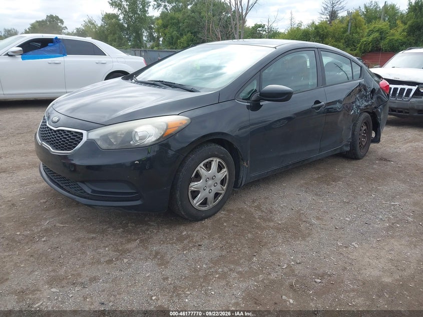 Vin: knafk4a69e5091369, lot: 46677629, kia forte lx 20142