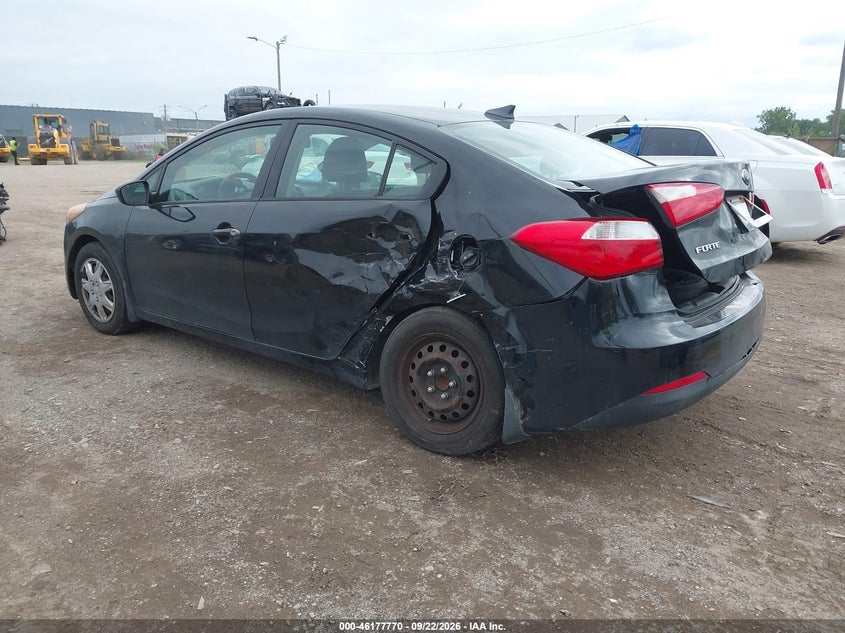 Vin: knafk4a69e5091369, lot: 46677629, kia forte lx 20143