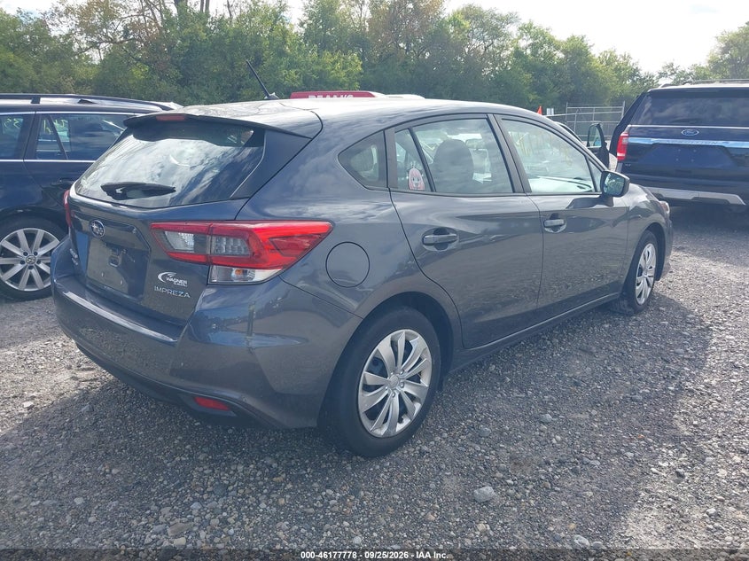 SUBARU IMPREZA 2022 VIN 4S3GTAB65N3704388