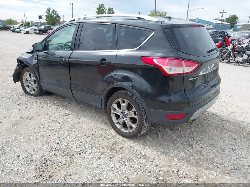 Vin: 1fmcu9jx5eua27871, lot: 46677656, ford escape titanium 20143