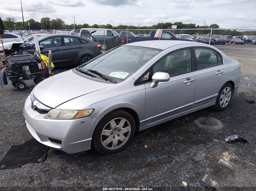 Vin: 2hgfa1f51bh529134, lot: 46677679, honda civic lx 20112
