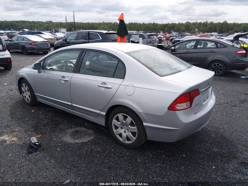 Vin: 2hgfa1f51bh529134, lot: 46677679, honda civic lx 20113