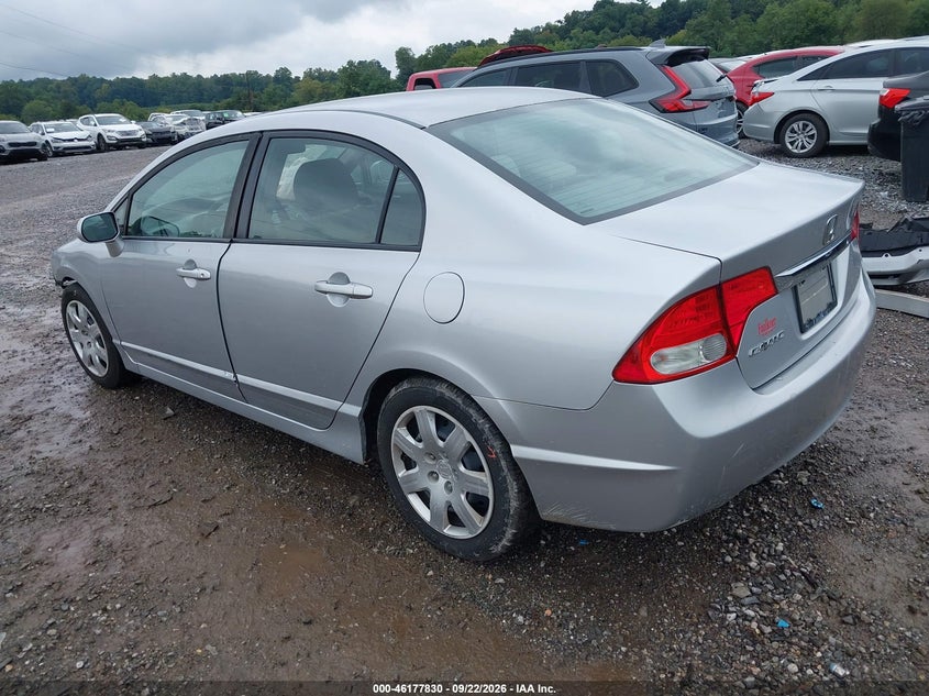 HONDA CIVIC 2010 VIN 2HGFA1F51AH322046