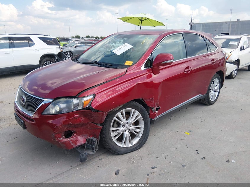 Vin: jtjzb1ba5a2401950, lot: 46677699, lexus rx 450h 20102