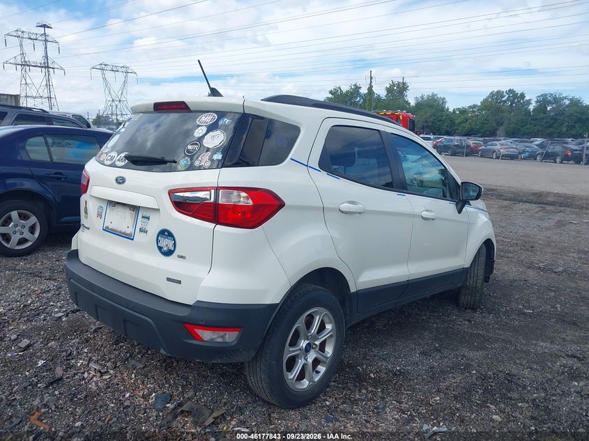 Vin: maj3p1te3jc231275, lot: 46677703, ford ecosport se 20184