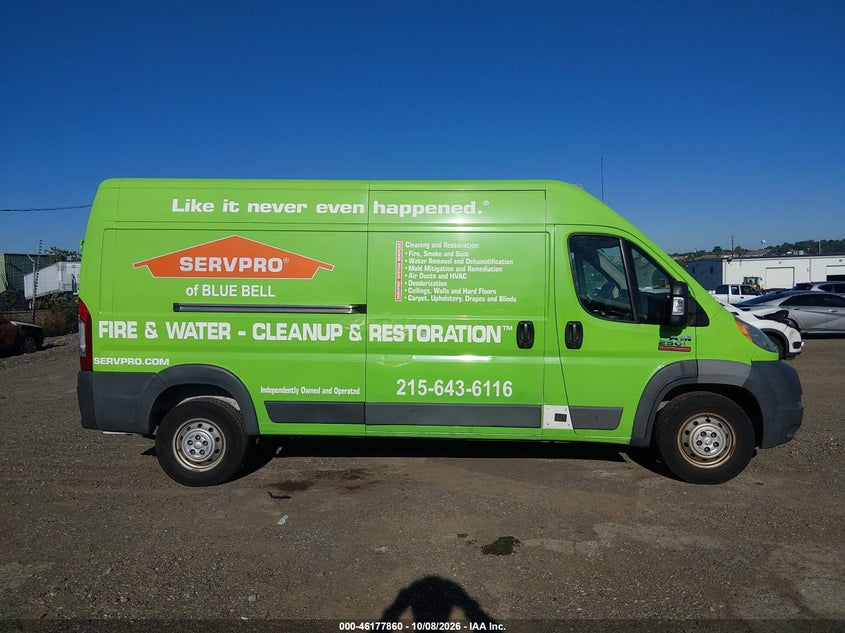2017 RAM PROMASTER 2500 HIGH ROOF 159 WB · Фото 13