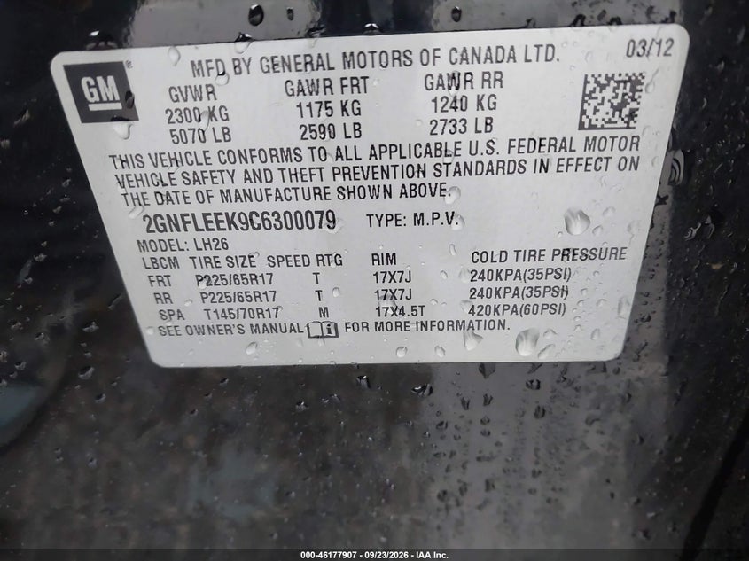 2012 CHEVROLET EQUINOX 1LT · Photo 9