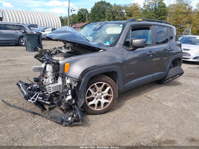 Vin: zaccjbbt3gpc63293, lot: 46677784, jeep renegade latitude 20162