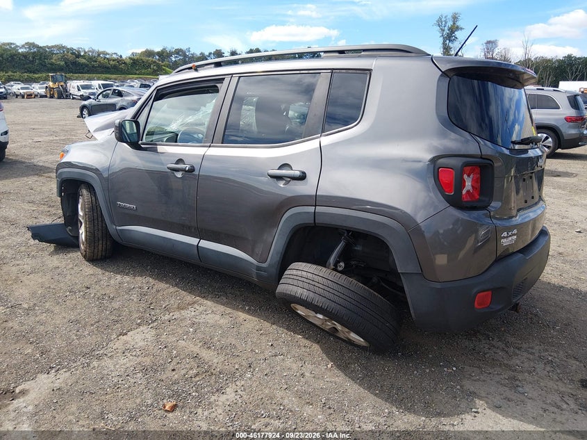 Vin: zaccjbbt3gpc63293, lot: 46677784, jeep renegade latitude 20163