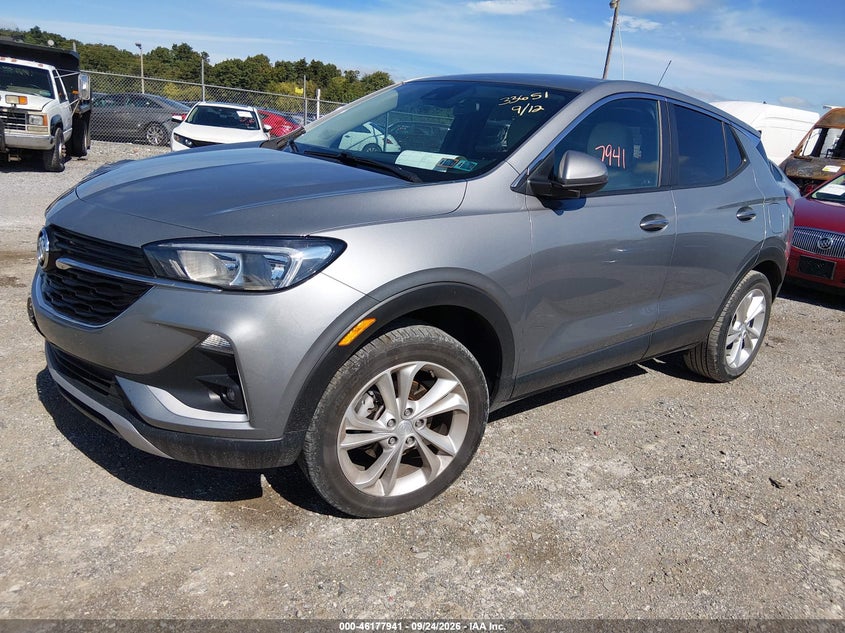 Vin: kl4mmbs21pb050950, lot: 46677801, buick encore gx preferred fwd 20232