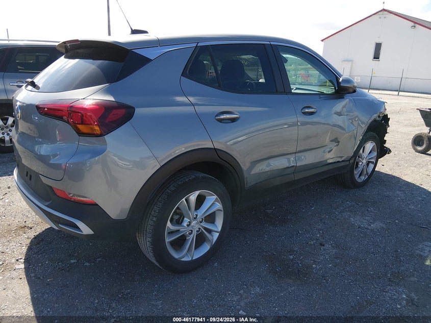 Vin: kl4mmbs21pb050950, lot: 46677801, buick encore gx preferred fwd 20234